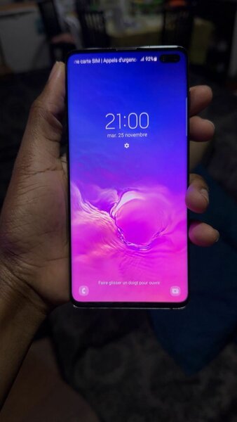 Samsung Galaxy S10 plus Noir