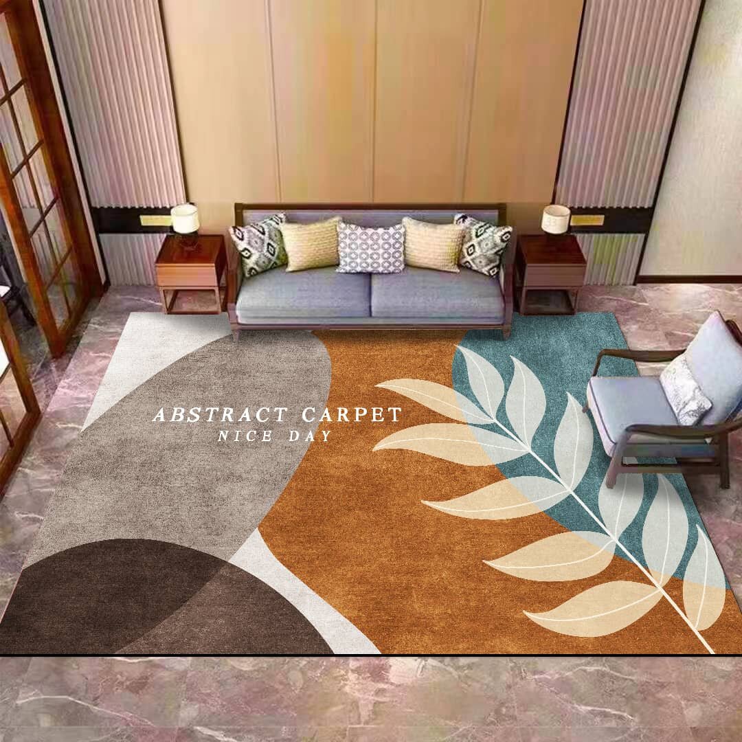 Tapis moderne abstrait salon