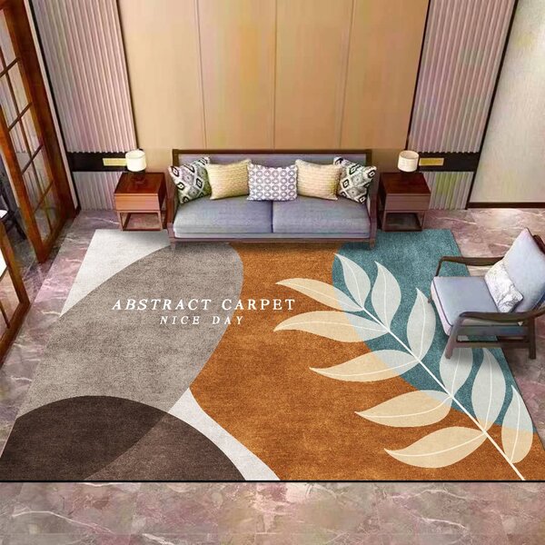 Tapis moderne abstrait salon