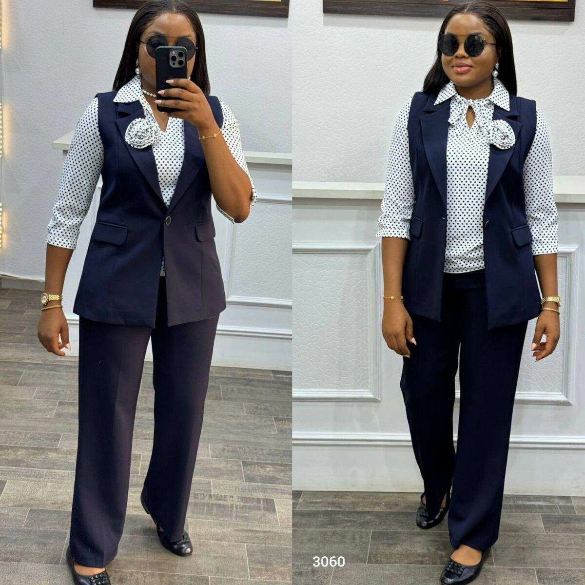 Tailleur pantalon femme chic