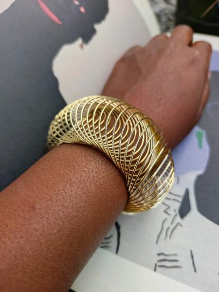 Bracelet extensible doré