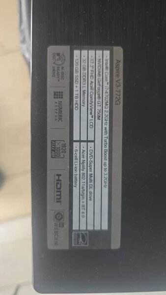 Ordinateur Portable Acer i7