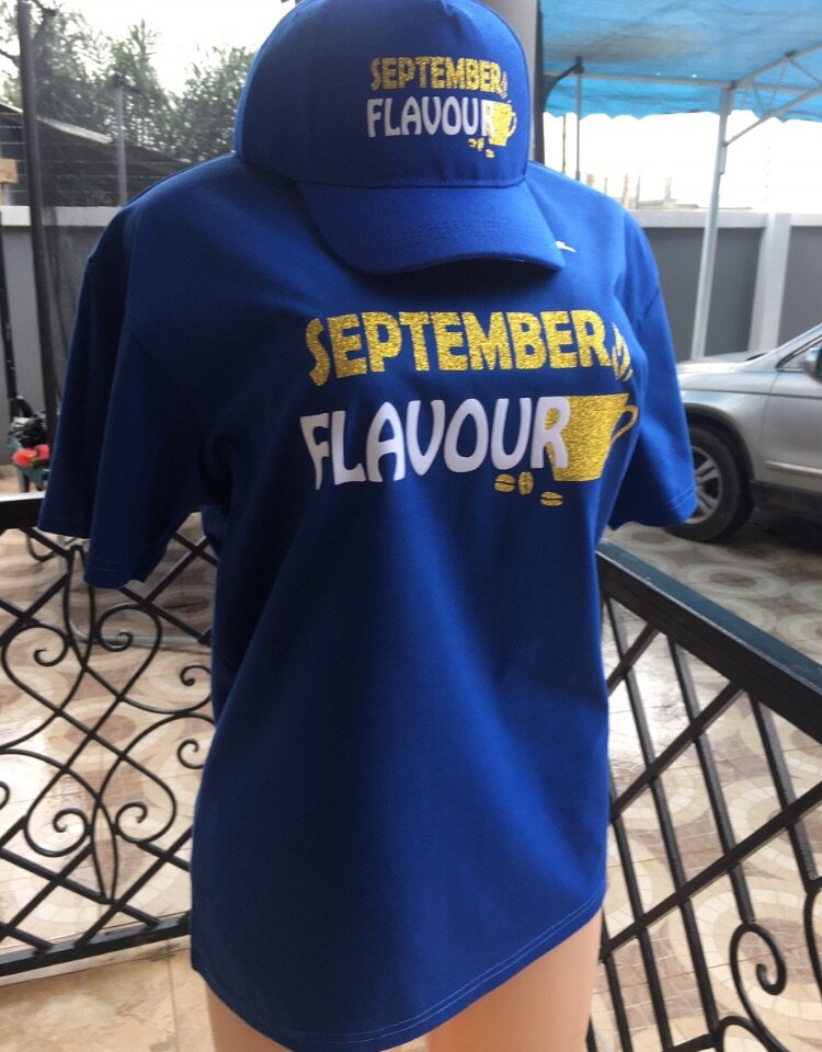 Unisex Scripted Birthday Tee and Cap