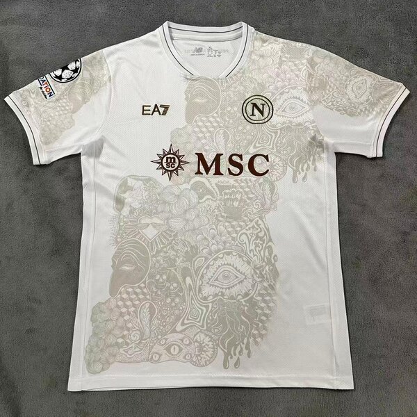 Maillot de football EA7 blanc