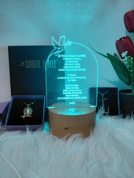 Veilleuse je vous salue Marie