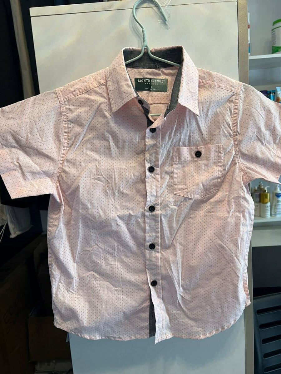 Chemise garçon à manches courtes