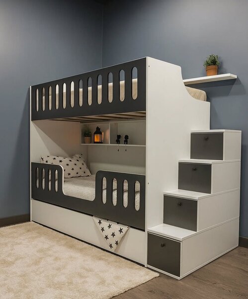 Lit superposé enfants moderne