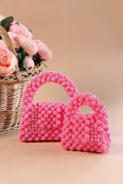 Sacs à main perles roses