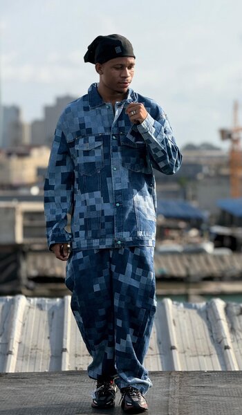 Veste en denim branchée