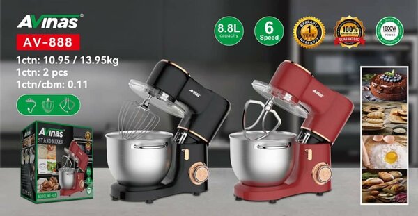 Avinas stand Cake mixer 8.8 Litres