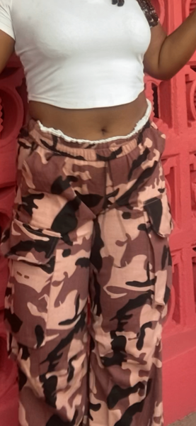 Light pink Military pants