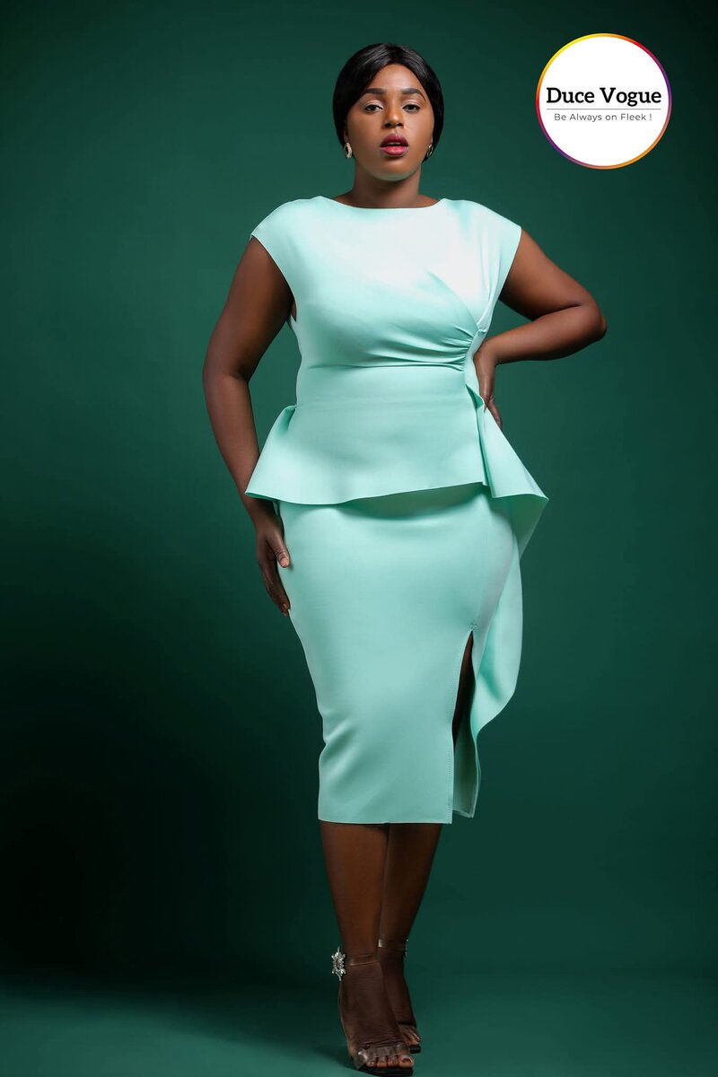 Robe Élegante Taille Plus