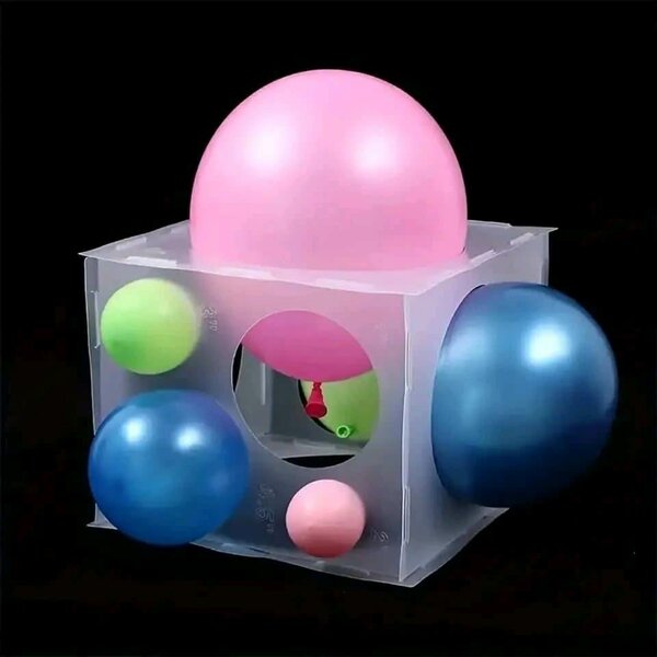 Moule en cube pour ballons