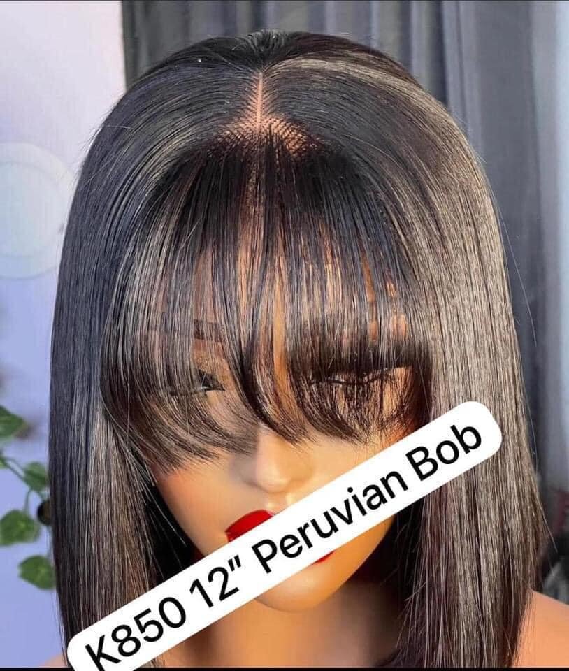 short length wig black