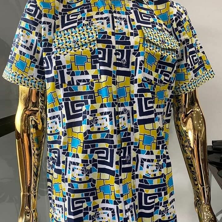 Woodin african print shirt