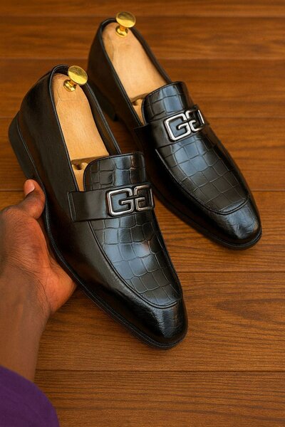 Mocassins en cuir élégant