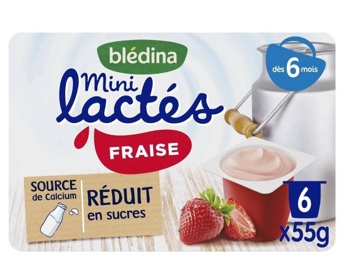 Blédina Mini Lactés Fraise