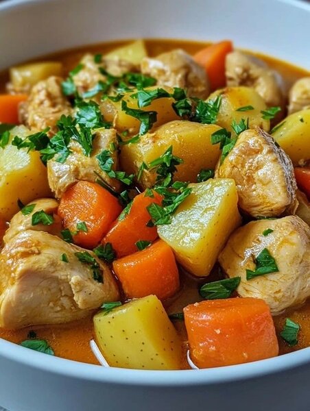 Délicieux ragoût de viande et légumes