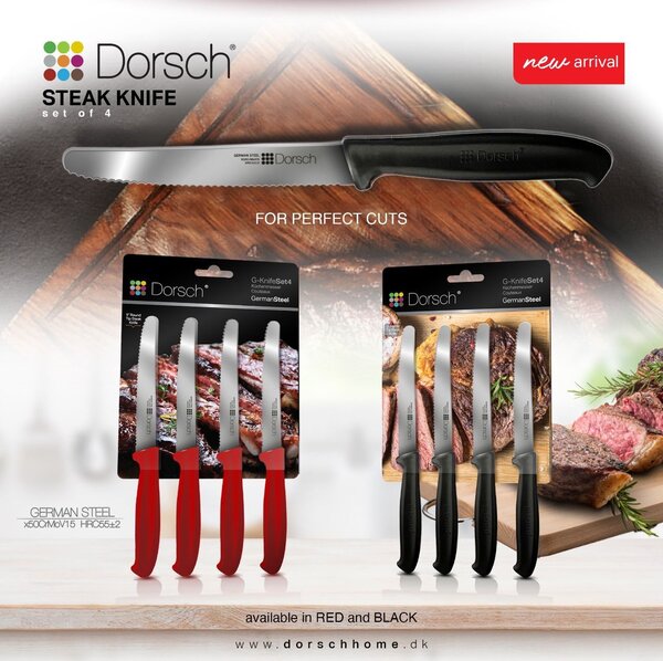 مجموعة سكاكين ستيك دورش