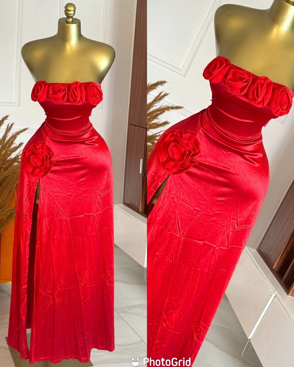 Robe élégante avec fente