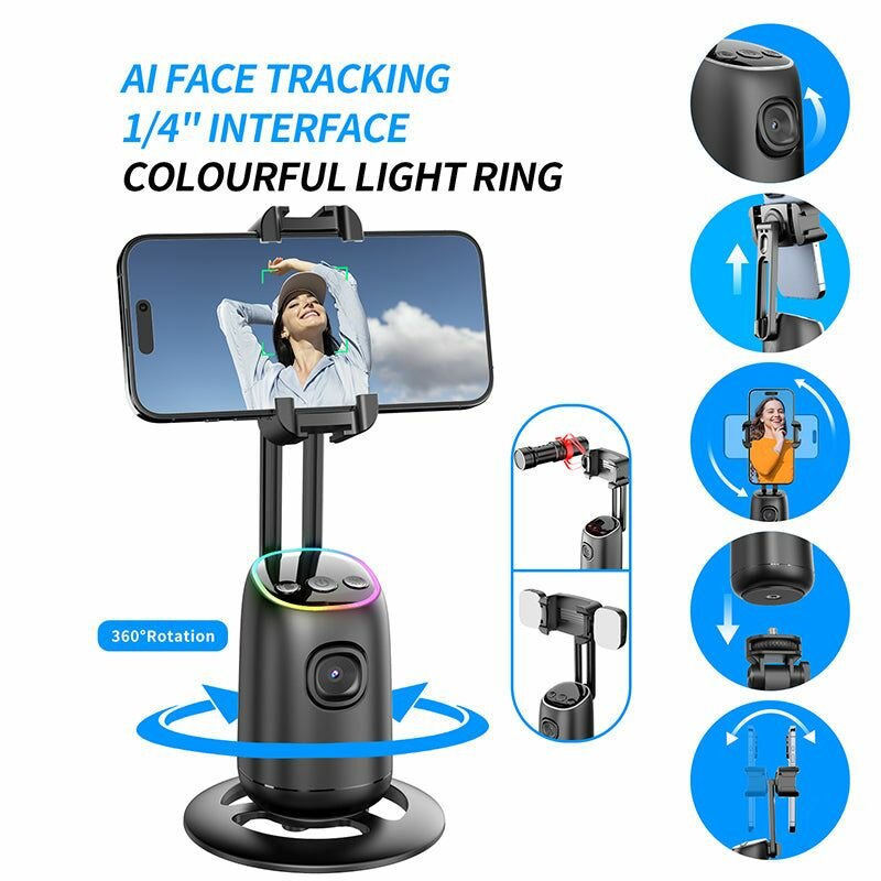 AI Smart Auto Face Tracker - Precision Tracking for Live