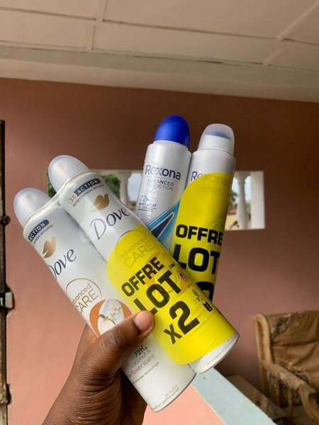 Lot de déodorants mixte