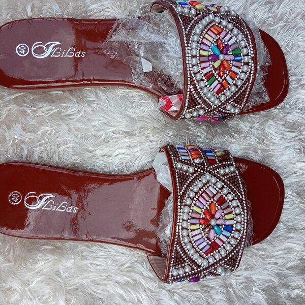 Mules à talons plats BiBas