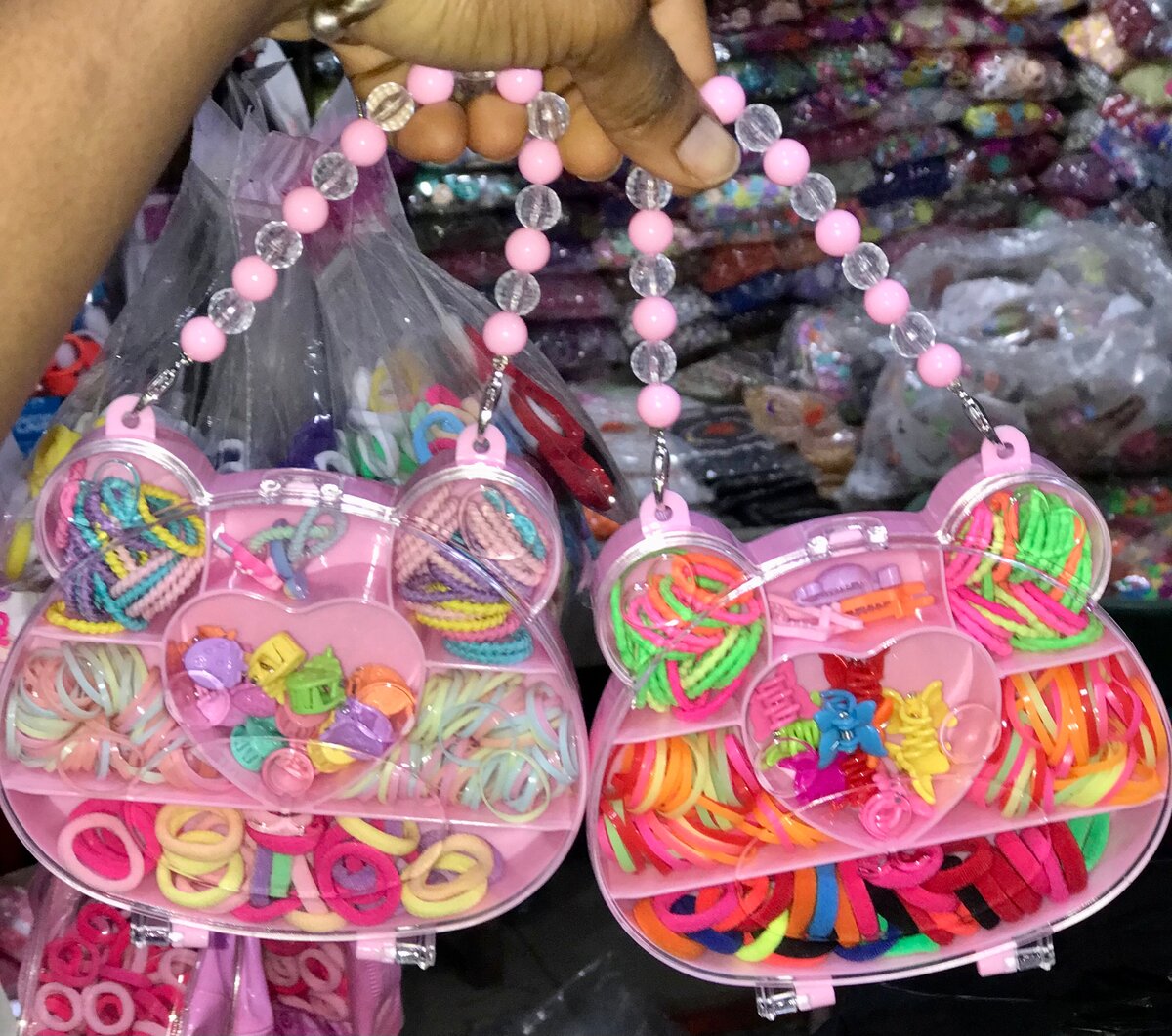 Boîte à accessoires cheveux enfants
