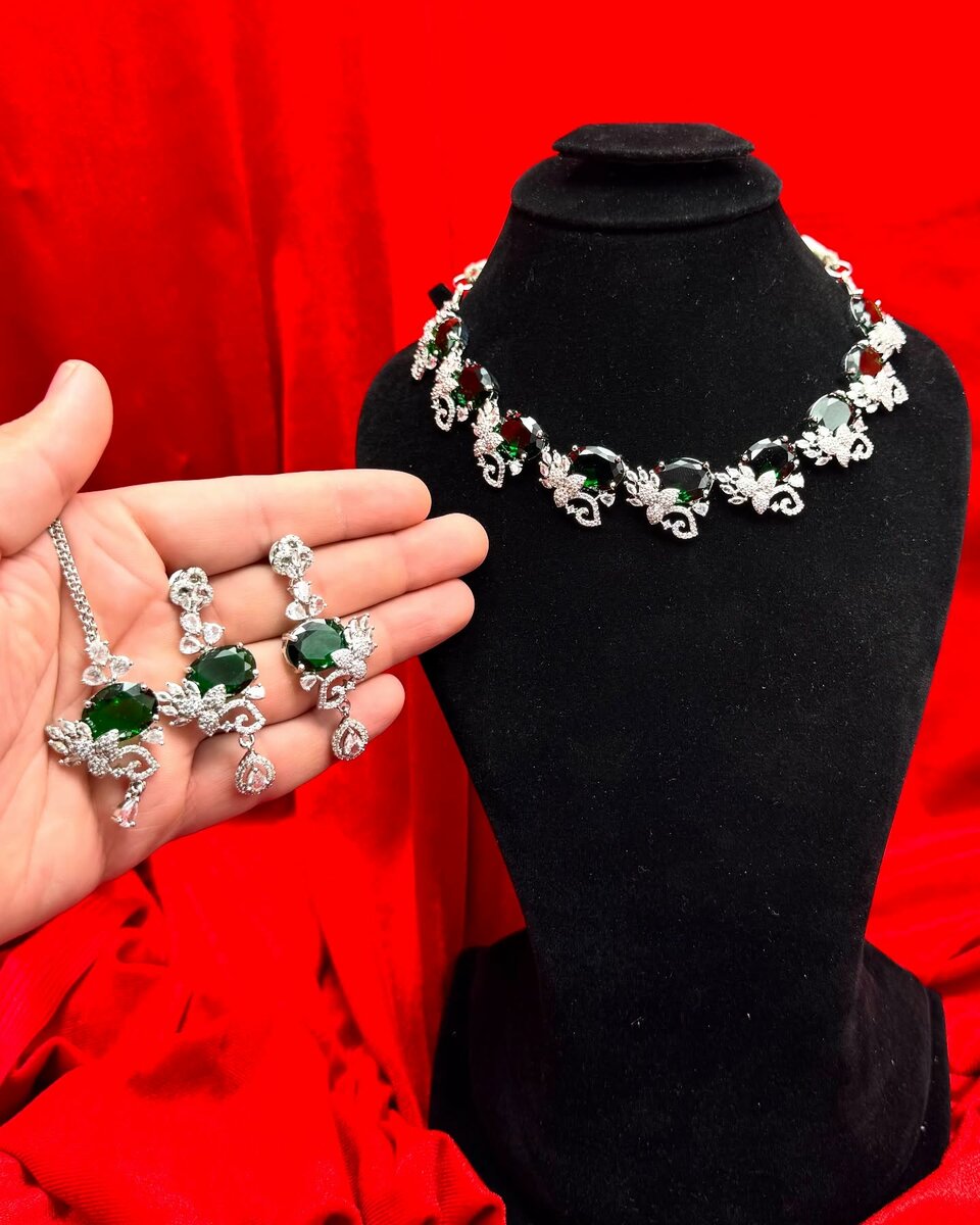 American Diamond 1 karat set 