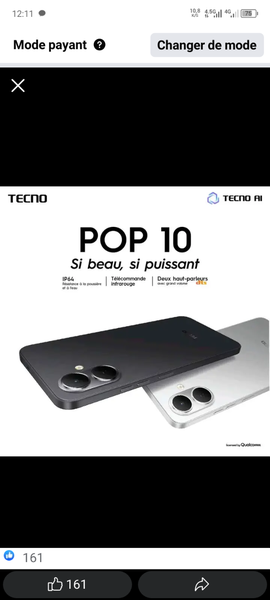 Tecno Pop 10 Smartphone