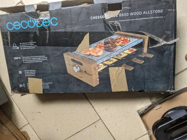 Gril Pierre Bois Cecotec