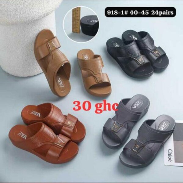 Sandales en cuir confortables