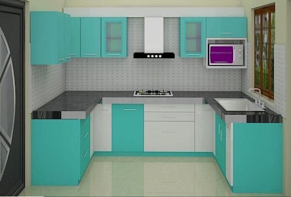 Cuisine Moderne En Angle