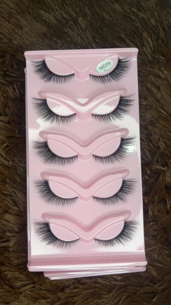 Faux cils volumineux 5 paires