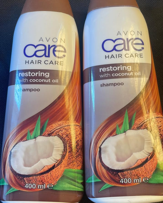Avon care infused shampoo and conditioner.