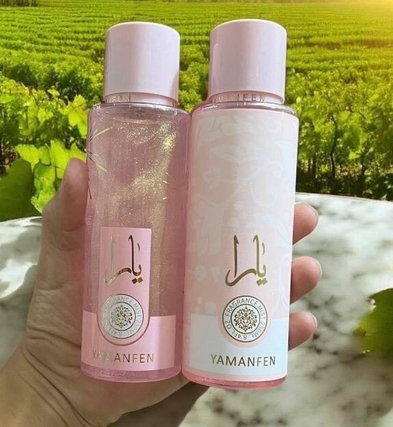 Eau parfumée brillante Yam