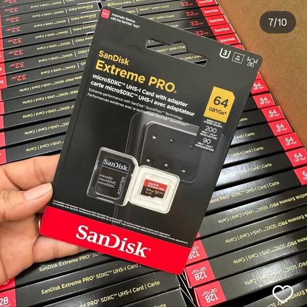 Carte mémoire SanDisk Extreme PRO 64 Go
