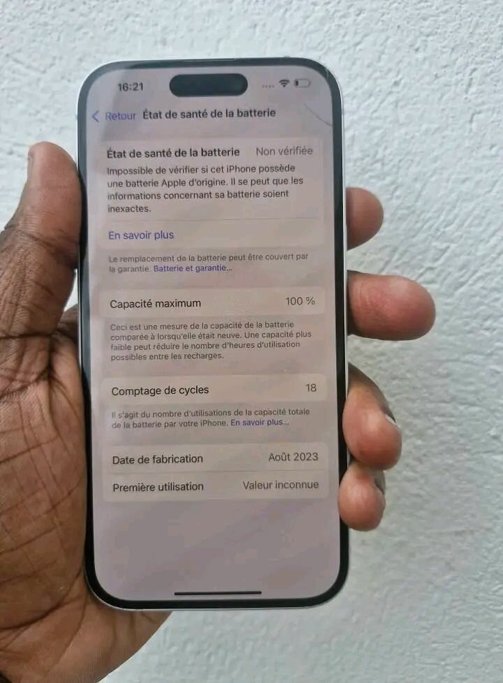 iPhone Moderne 128GB Blanc