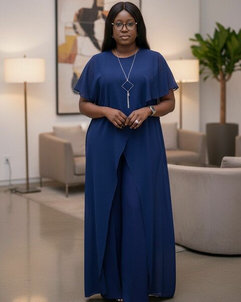 Pantalon et tunique Bleu Nuit