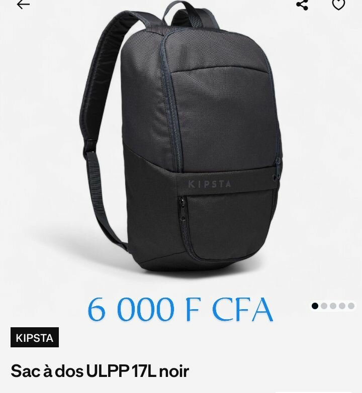Sac à dos KIPSTA 17L pratique