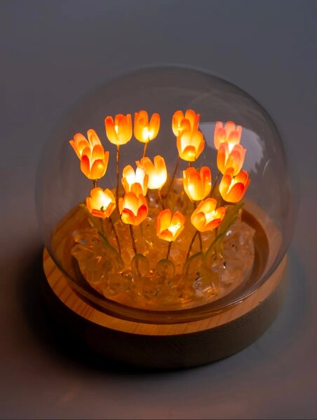 Ночник: Цветы в куполе