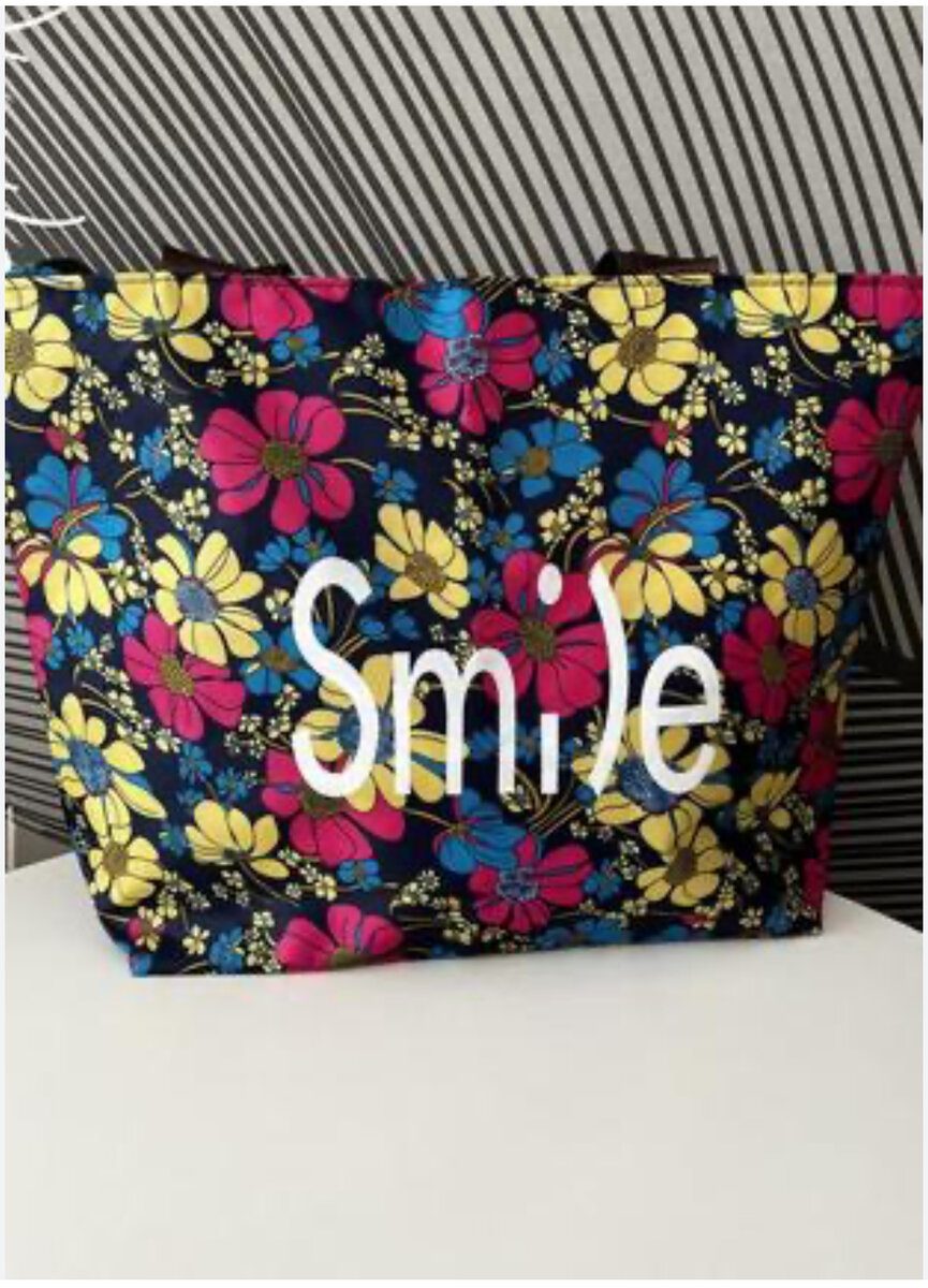 Sac fourre-tout floral