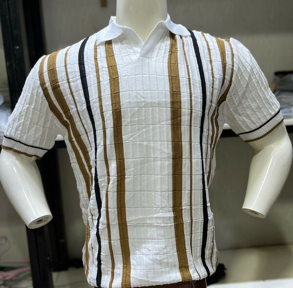 Polo rayé homme élégant