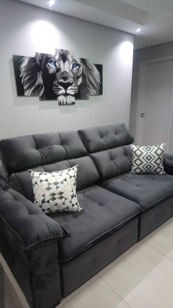 Canapé Gris Confortable