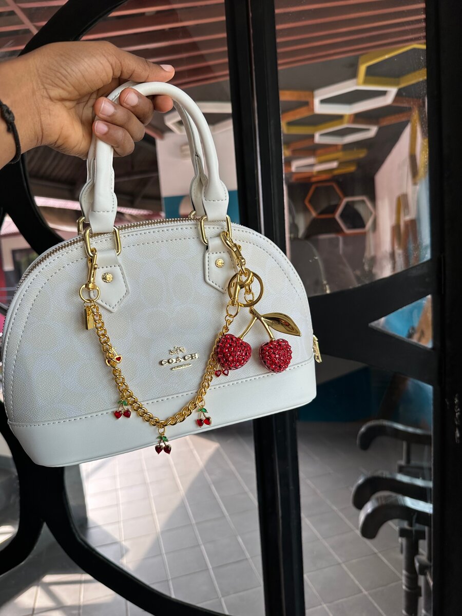 Coach parker cherry charms