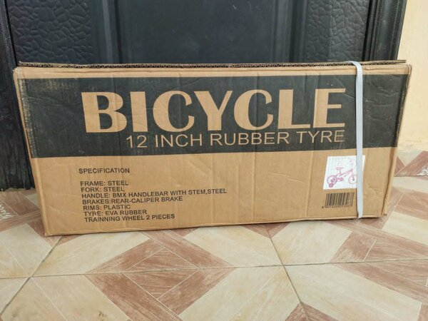 12" Inch BMX Handlebar Rubber Tyre Bicycle Wheels