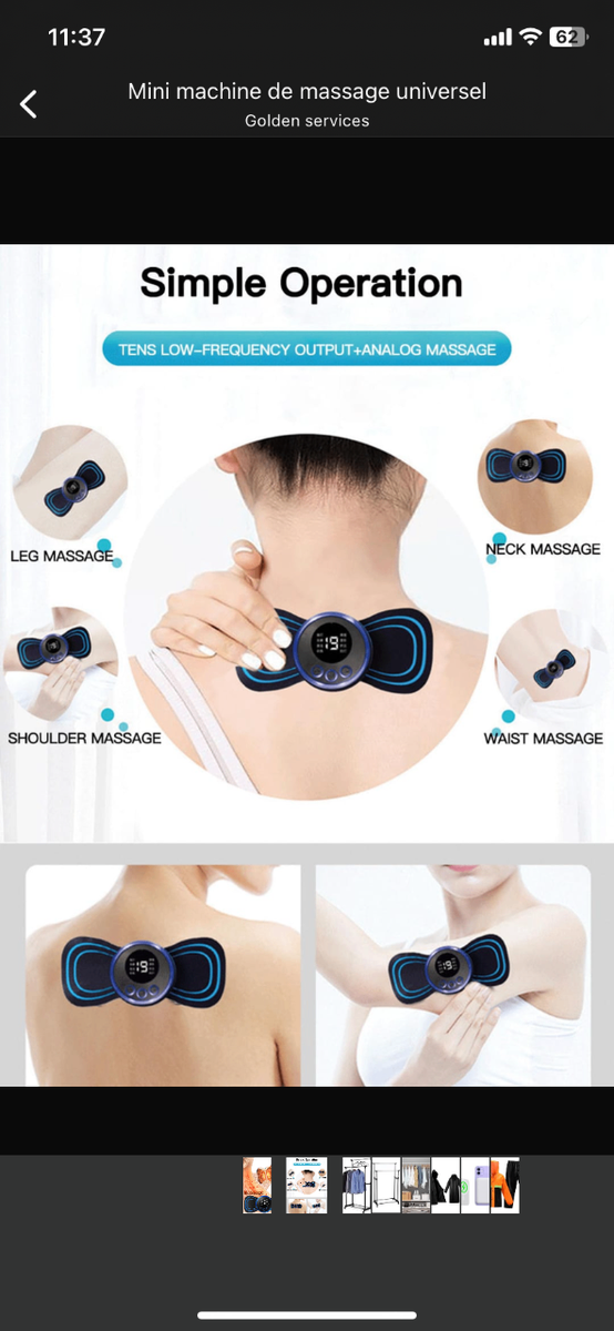 Mini machine de massage