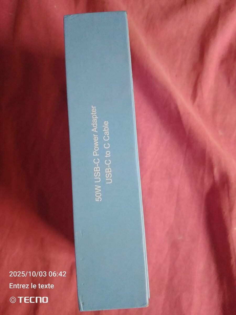 Chargeur USB-C 50W Rapide