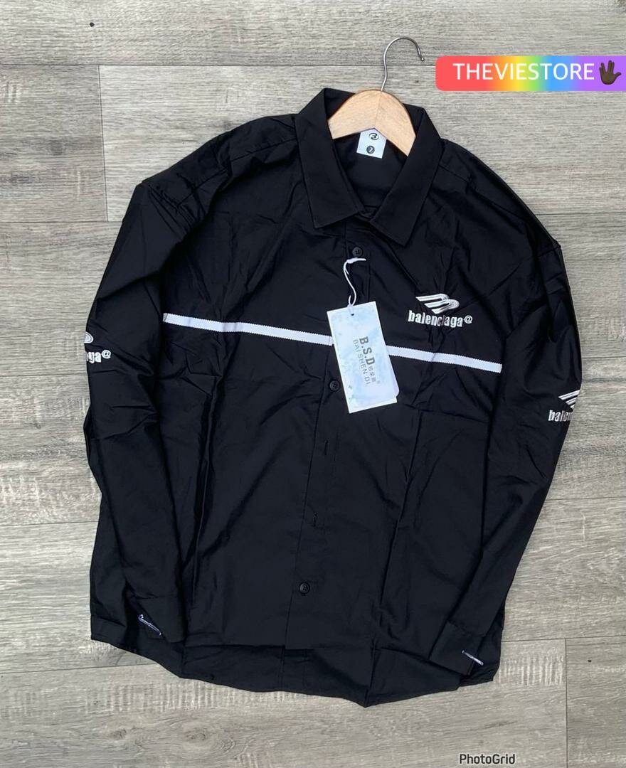 Chemise Noire Tendance Homme