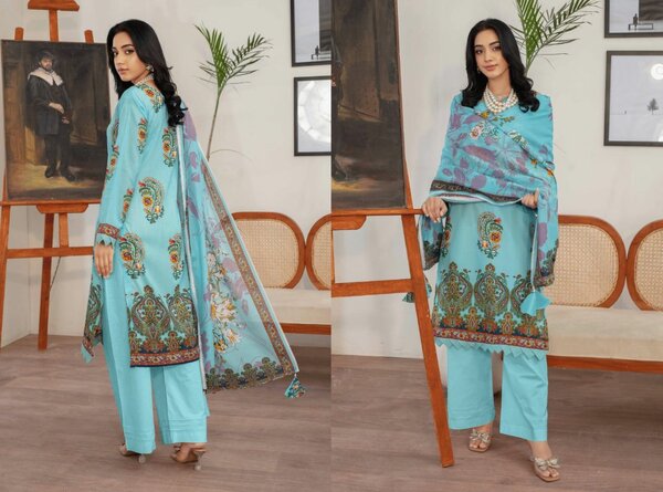 Printed lawn